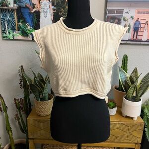 Very J | Cropped Sweater Vest